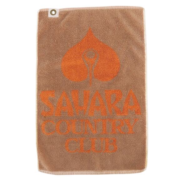80s Sahara Country Club golf towel 1980s vintage - Picture 1 of 3